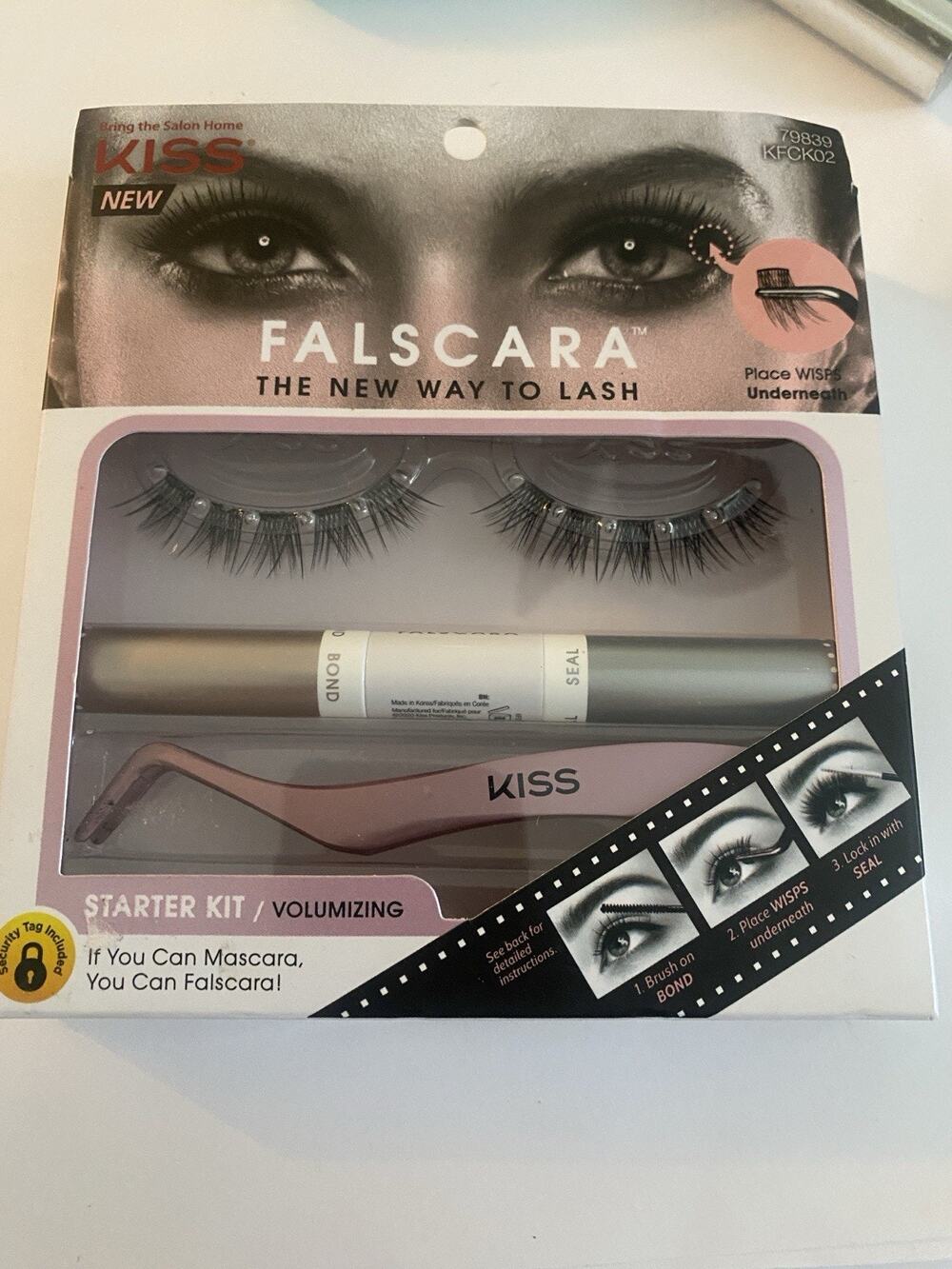 Kiss Falscara Lashes Starter Kit Volumizing (1 kit)